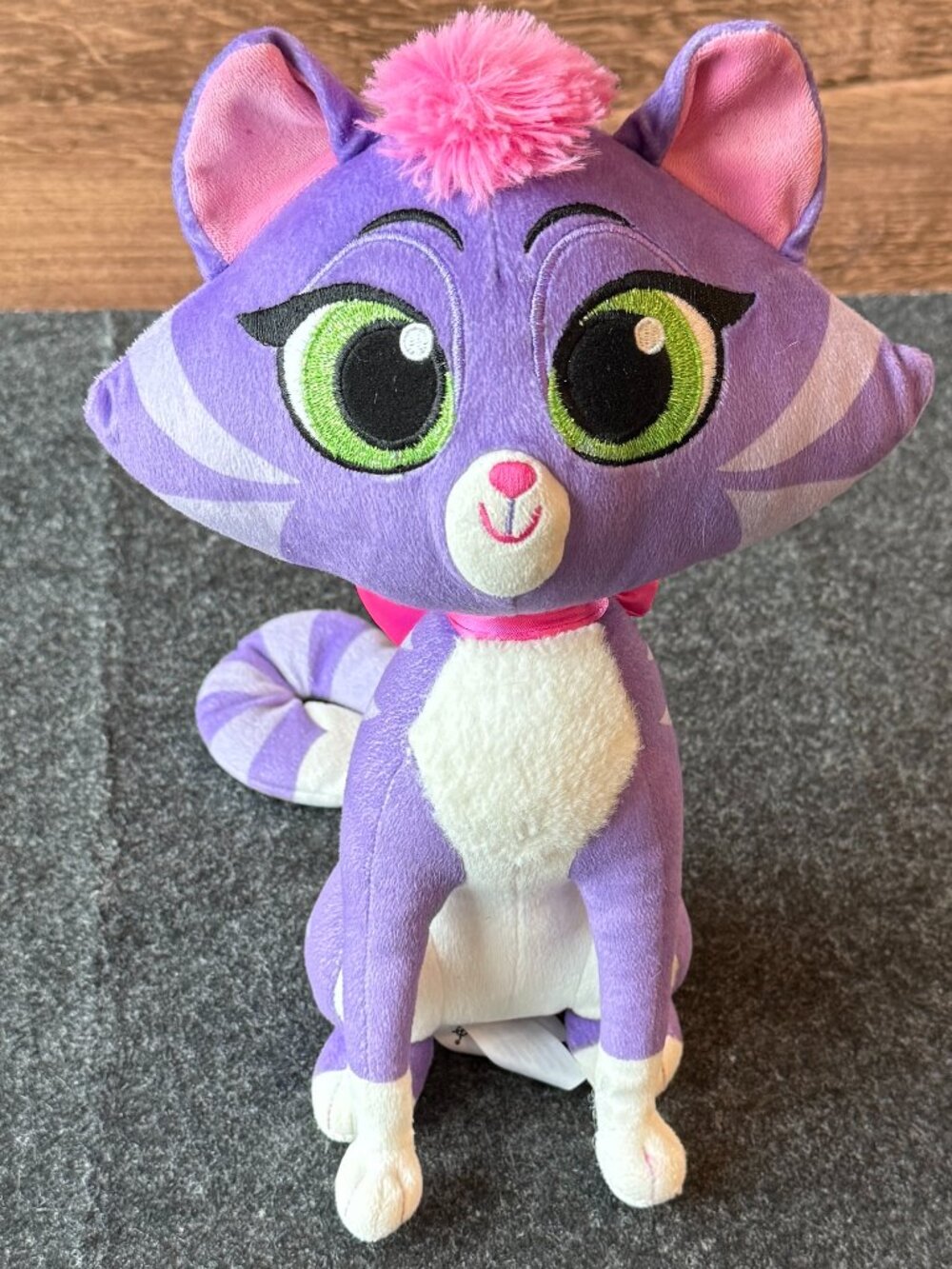 Disney Puppy Dog Pals Hissy Plush Purple Pink Kitty Cat 12 Inch